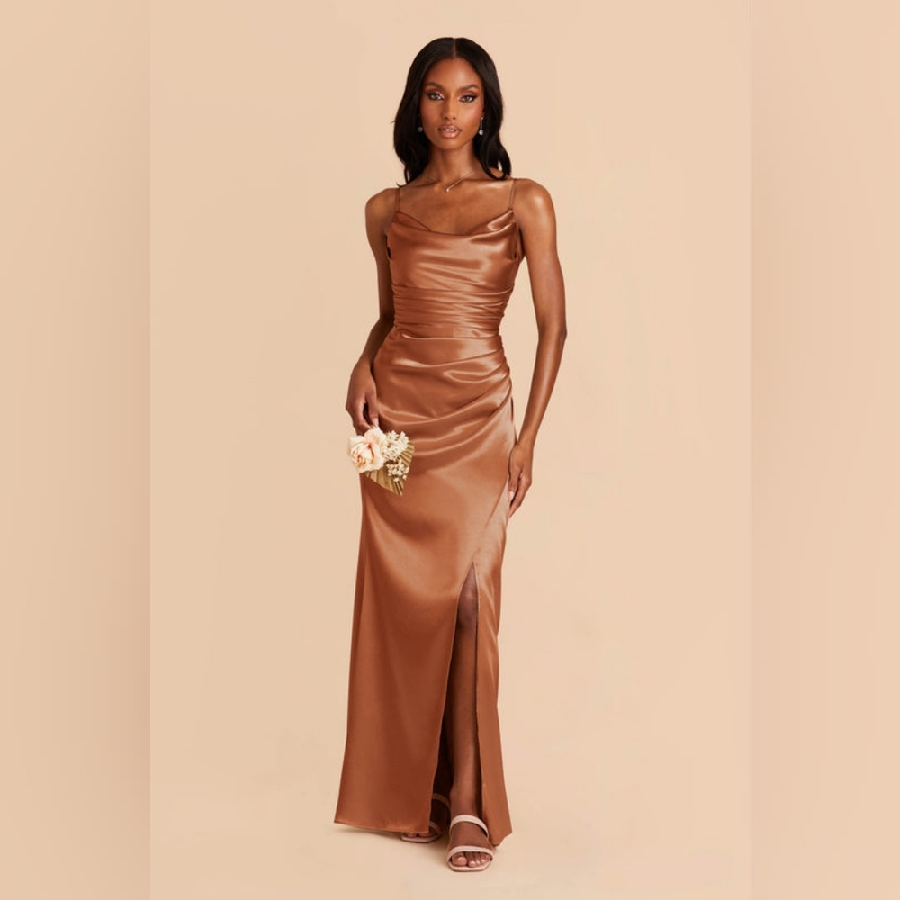 Birdy Grey Satin bridesmaid dress